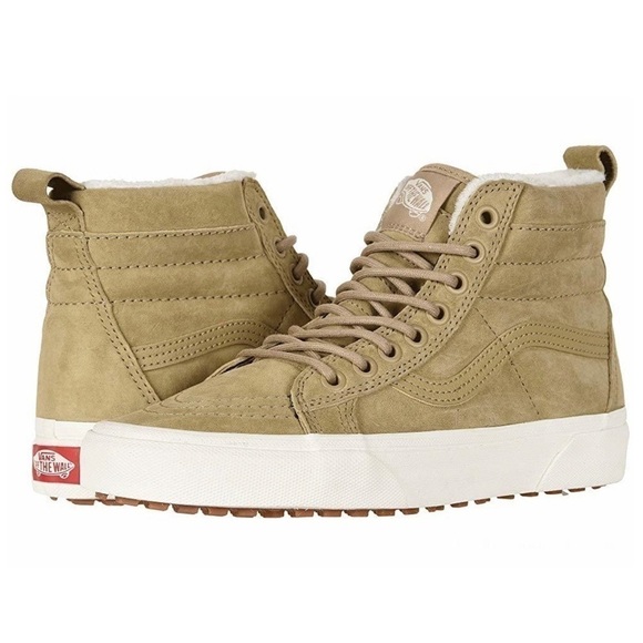 Vans Sk8-Hi‎ All Weather MTE Sneakers Cornstalk/ Marshmallow Size 5.5 Women - Picture 1 of 10